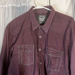 BKE Western Shirt Men’s X-Large Standard Fit XL